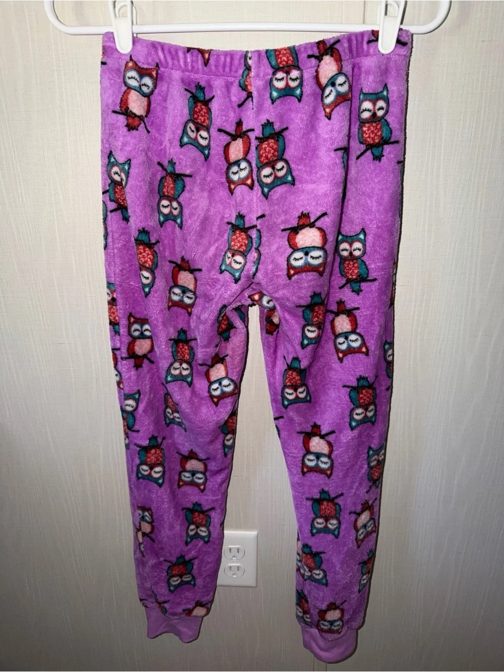 wonder nation Purple Owl Fleece Pants